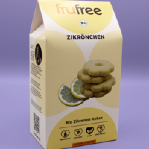 Frufree Zikrönchen Bio Zitronen Kekse 125g